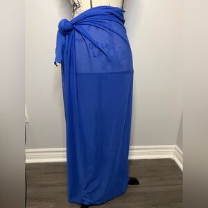 La Vie En Rose Vibrant Blue Swim Sarong